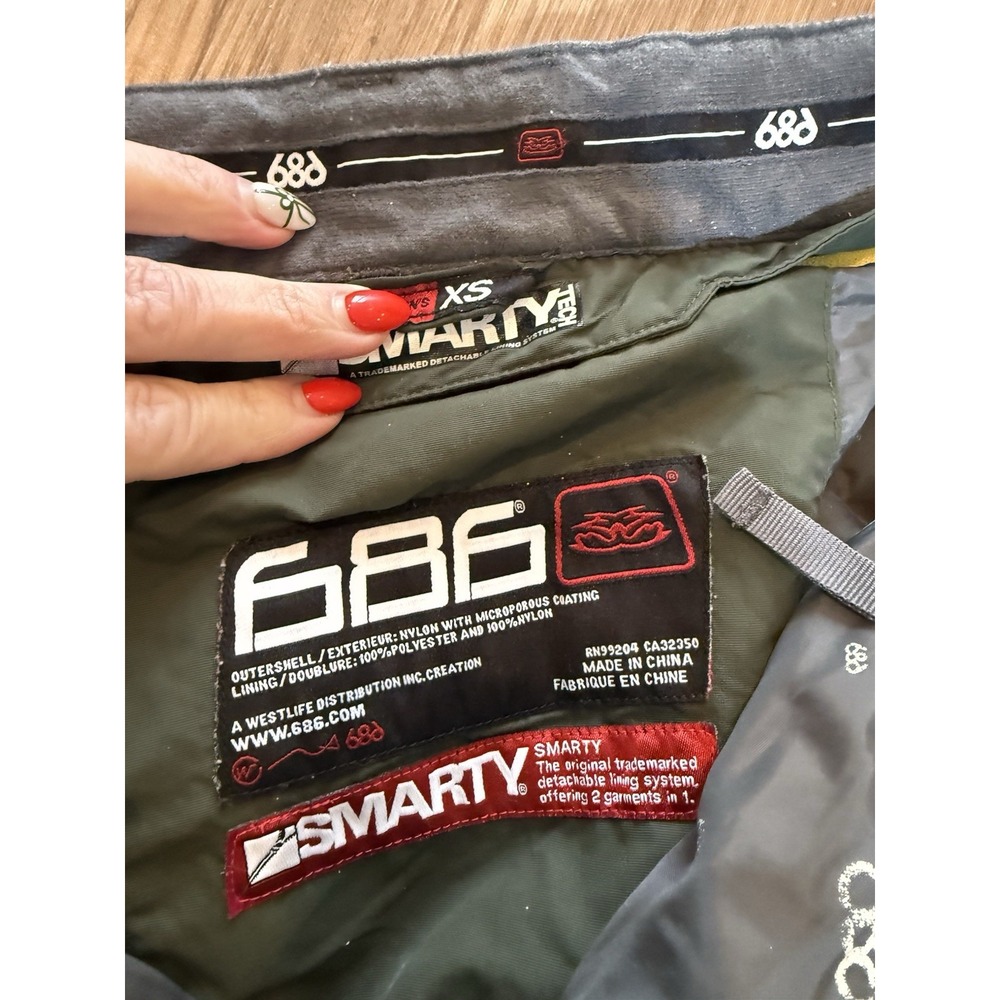 686 Snow Pants XS Street Fit Infidry Smarty Tech BOA Compatible Thermal Green - Picture 3 of 8